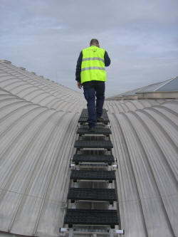 Roof Safety is Kee at Spanish Airport